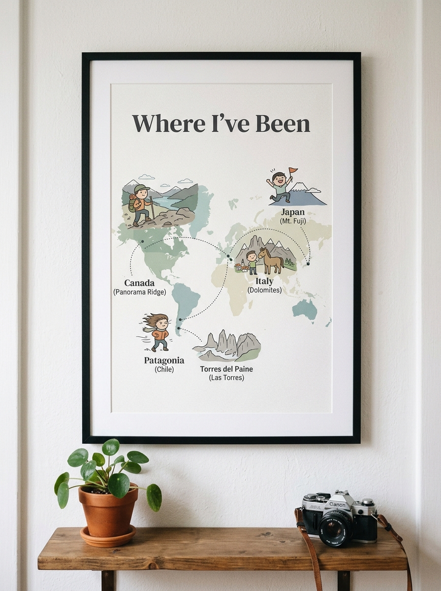 旅行足迹地图