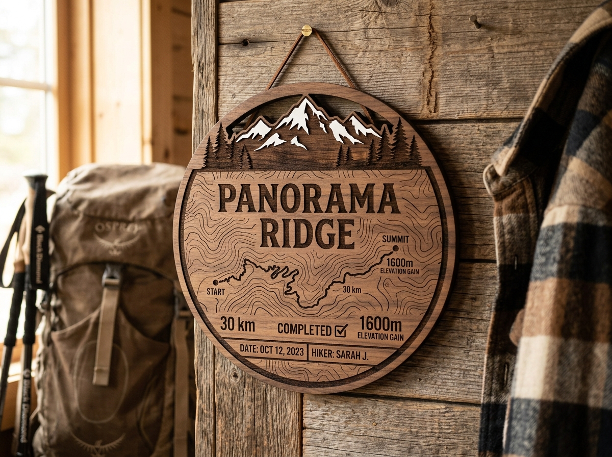 Panorama Ridge 纪念牌