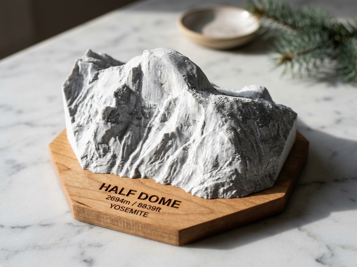 Half Dome 地形模型